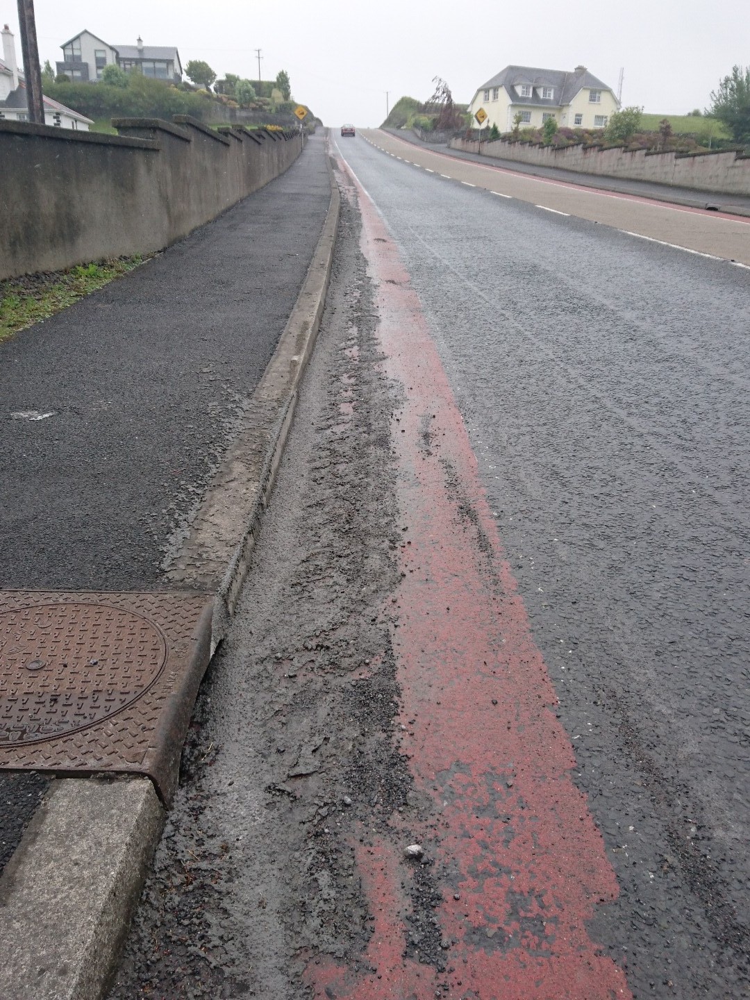 Parkmore Cycle Lane Southbound.