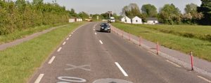 Google streetview screen grab of Tobar to M6 section of the NCN